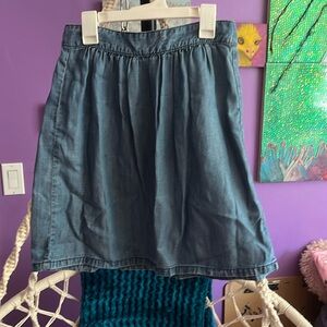 Madewell Denim A-Line Skirt